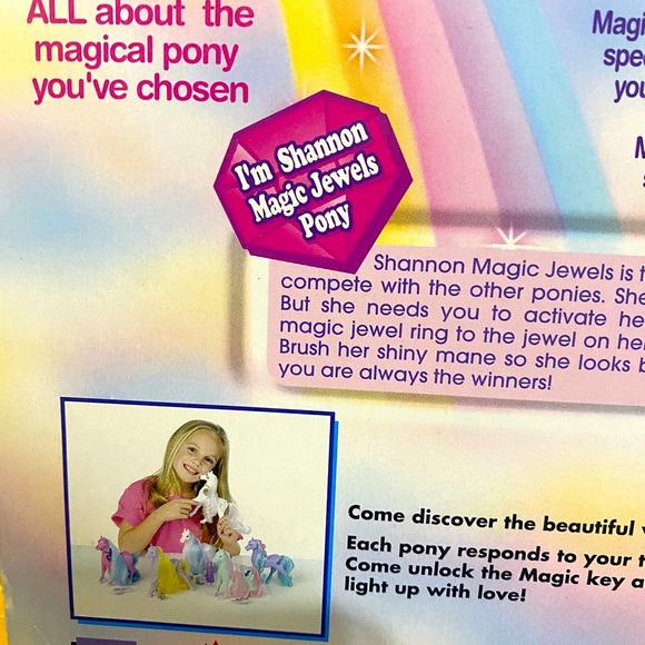 MAGIC TOUCH PONY VTG 1996 JEWELS PONY SHANNON JEWELS LIGHT UP & BLINK WORKS! - Picture 15 of 16